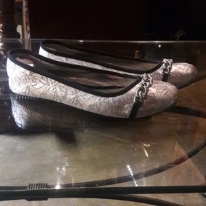 Baby Phat, Silver, Ballet Flats